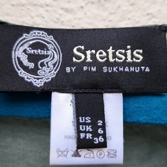 SRETSIS Silk Horse Print Dress - Picture 7 of 7